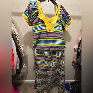 AFRICAN STYLE 2 PC SET